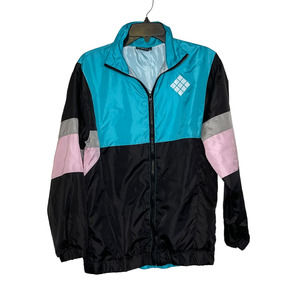 Polaroid Jacket Lightweight Bomber Style Windbreaker Retro Women‎ Size Small